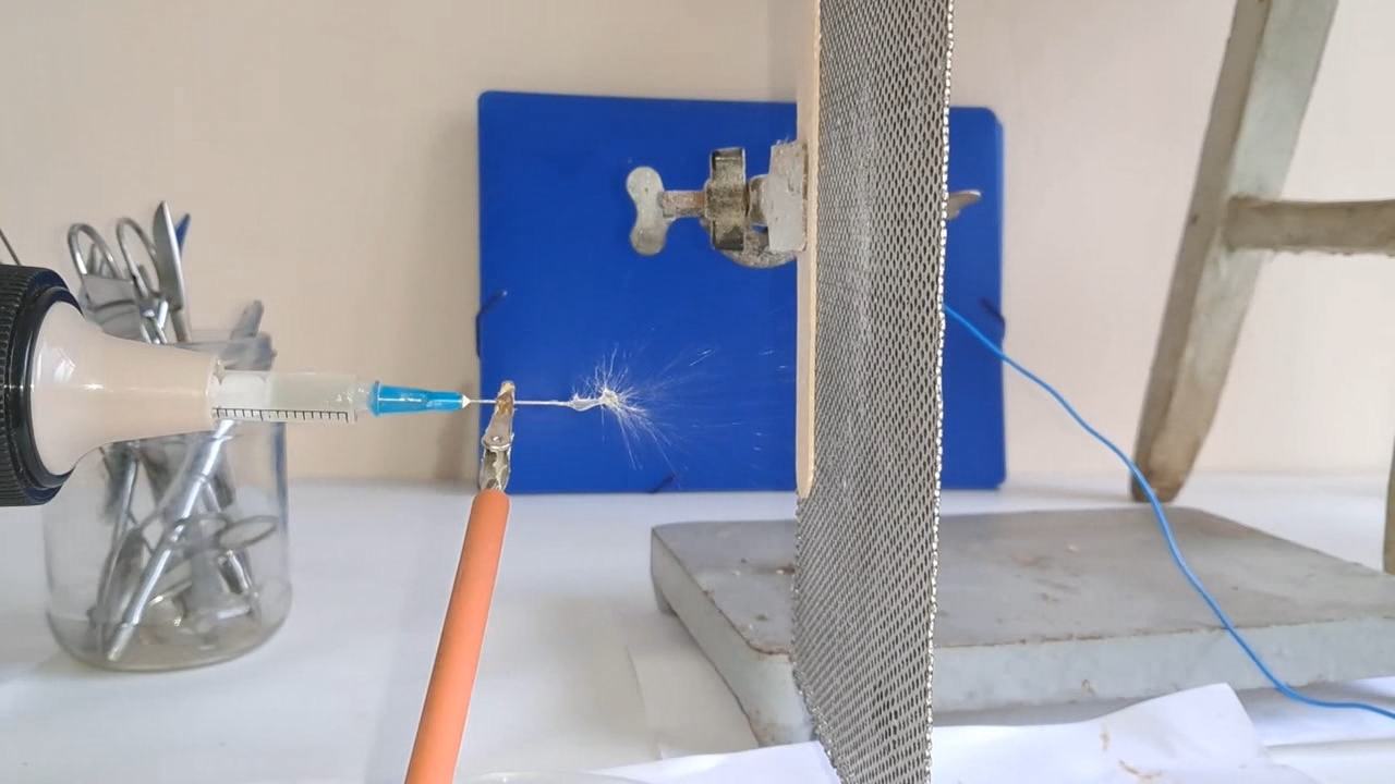 Electrospinning: Solution of Polystyrene in Surrogate Acetone (Trial Experiment)