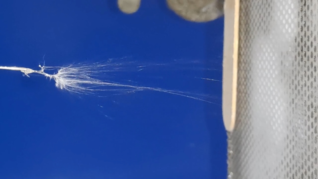 Electrospinning: Solution of Polystyrene in Surrogate Acetone (Trial Experiment)