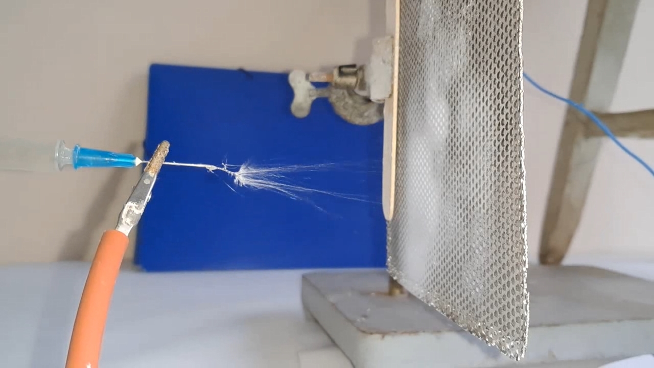 Electrospinning: Solution of Polystyrene in Surrogate Acetone (Trial Experiment)