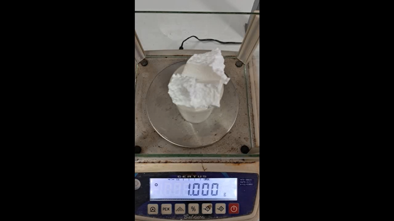 Electrospinning: Solution of Polystyrene in Surrogate Acetone (Trial Experiment)