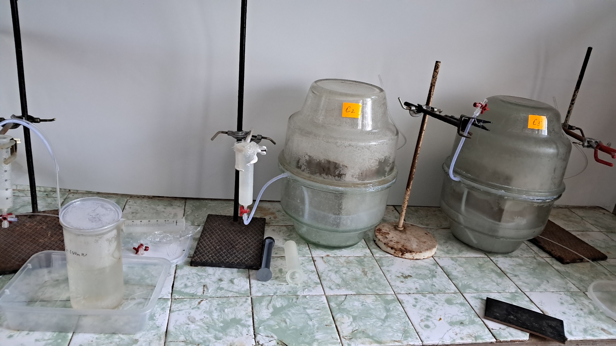 ''Frozen'' Chemical Laboratory