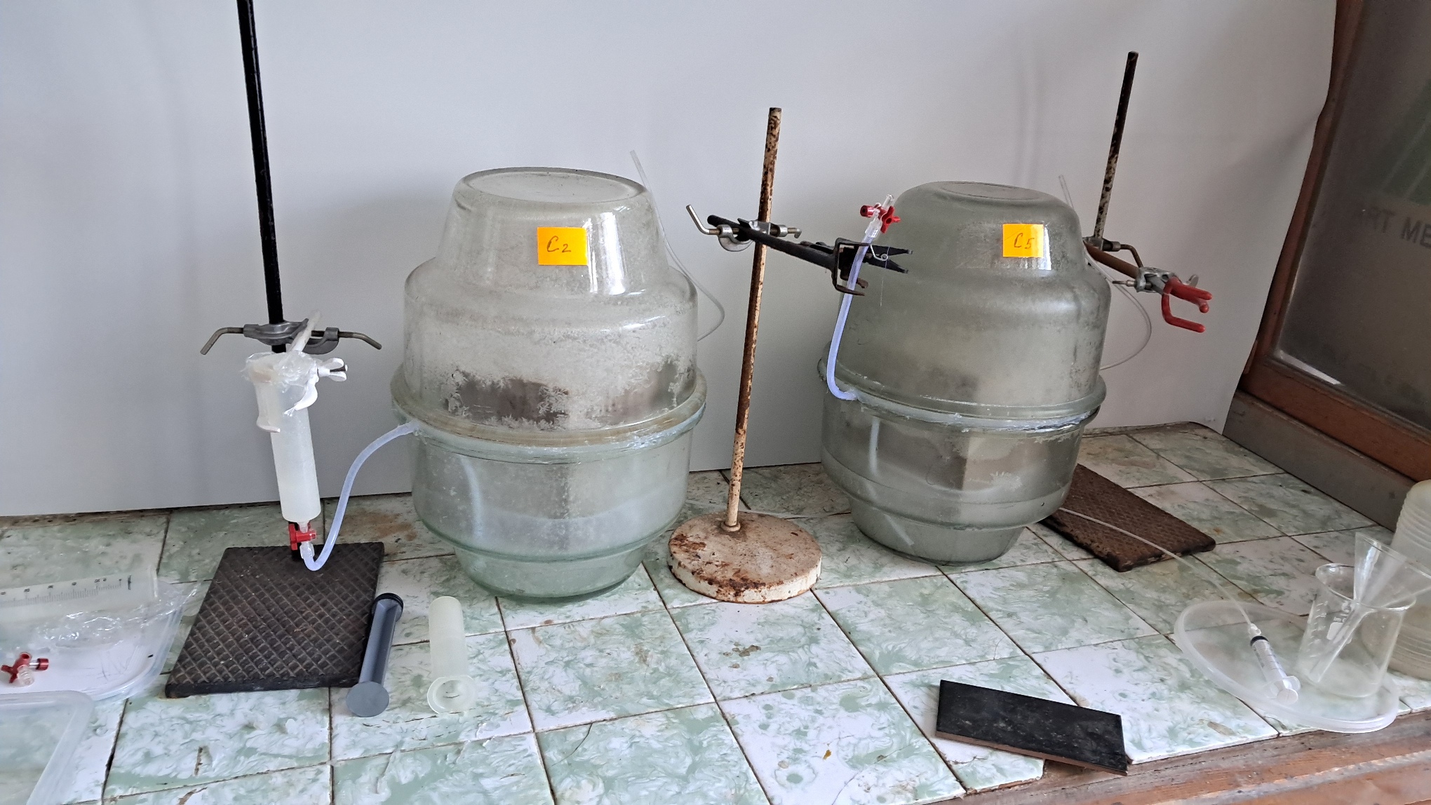 ''Frozen'' Chemical Laboratory