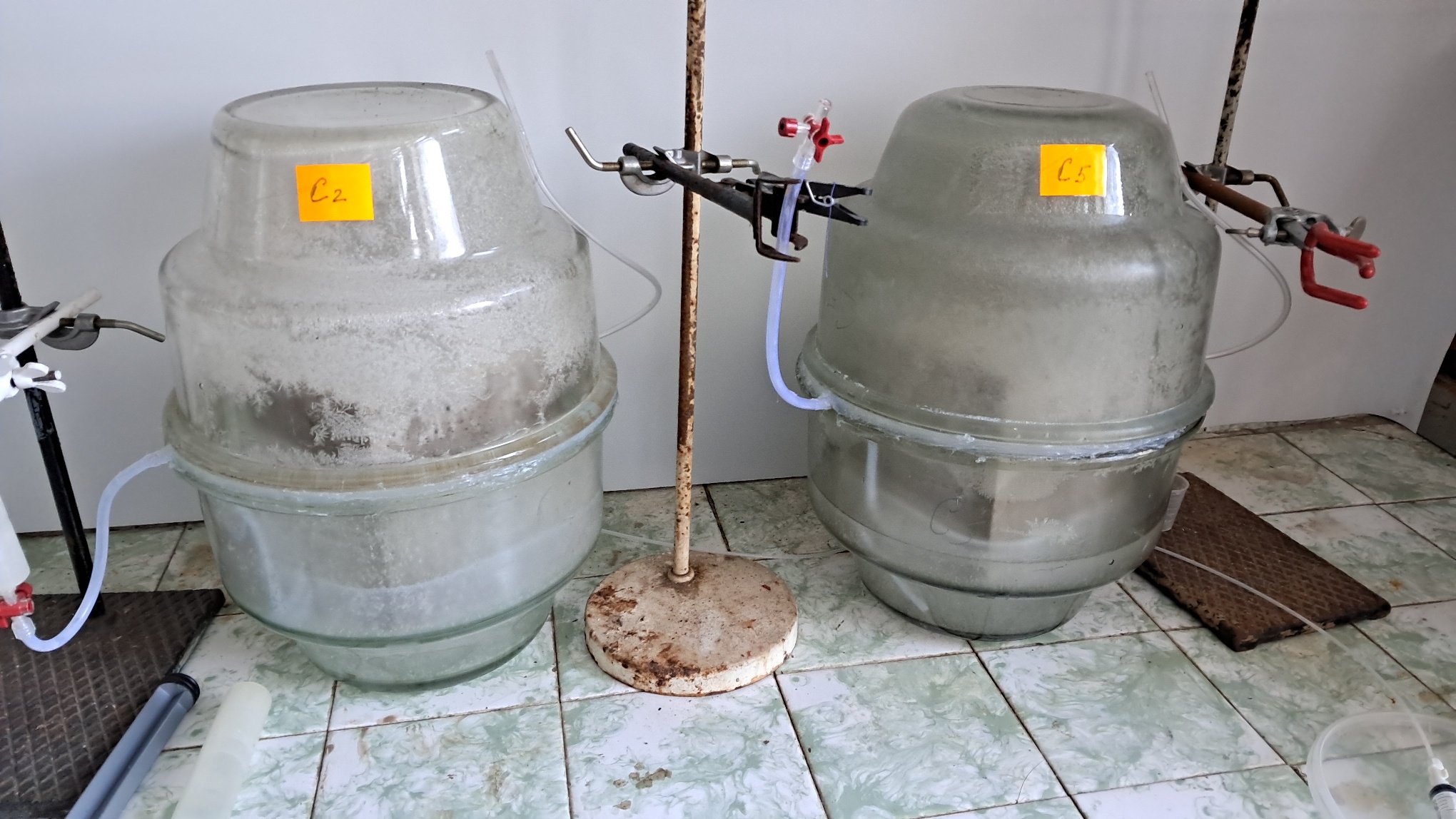 ''Frozen'' Chemical Laboratory