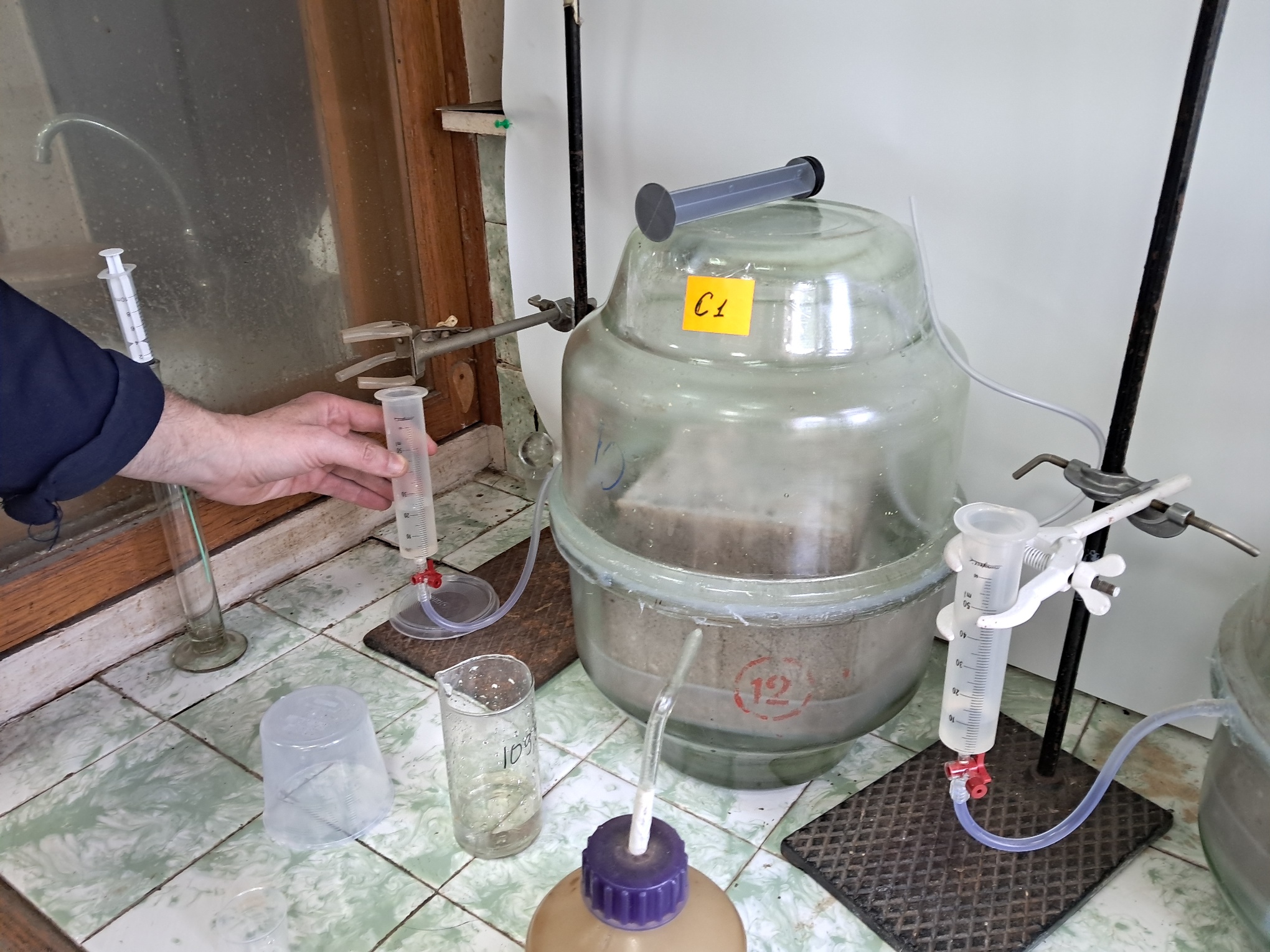 ''Frozen'' Chemical Laboratory