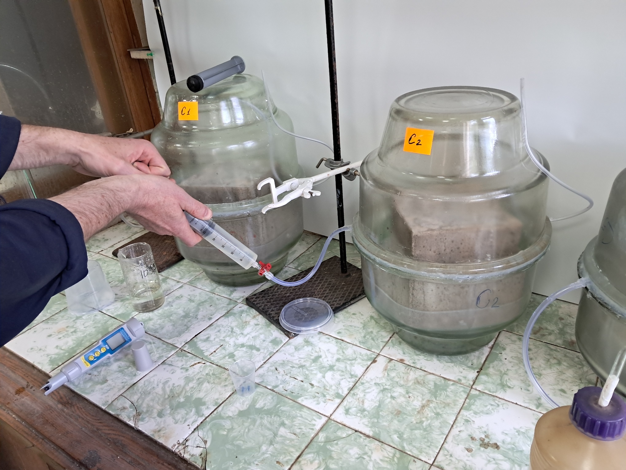 ''Frozen'' Chemical Laboratory