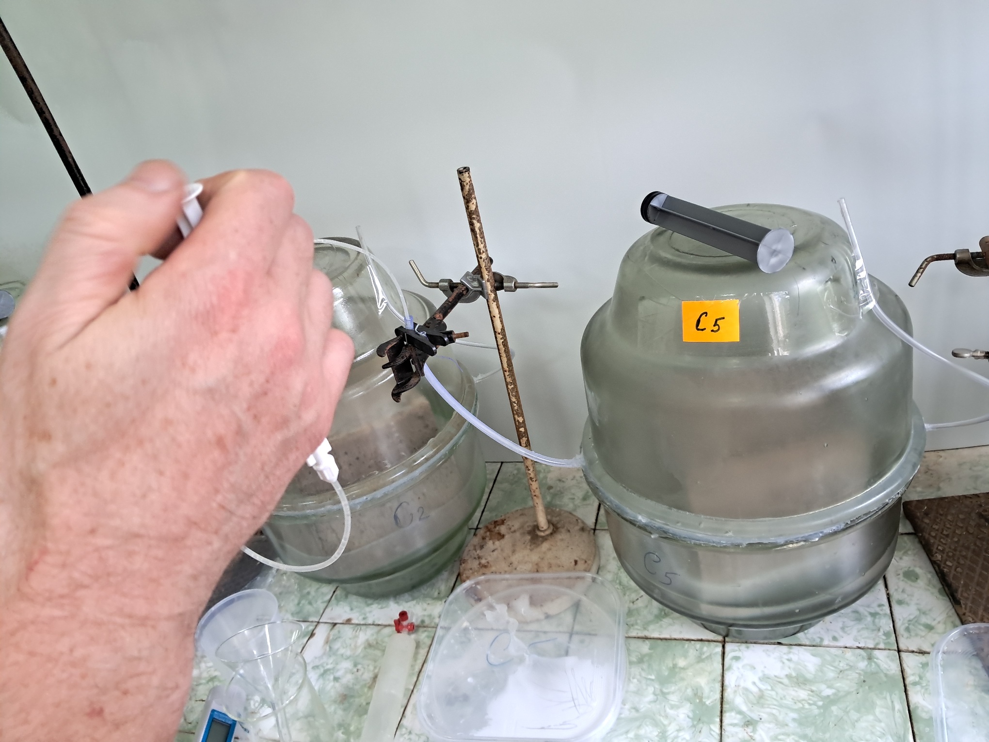 ''Frozen'' Chemical Laboratory