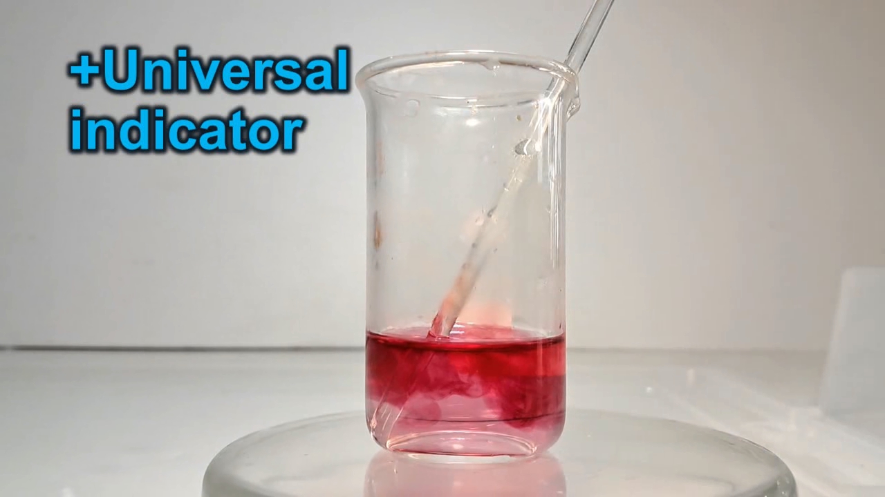 Hydrochloric Acid and Universal Indicator