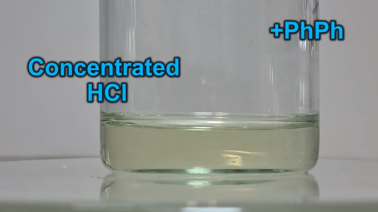 Hydrochloric Acid and Phenolphthalein: Concentration Matters