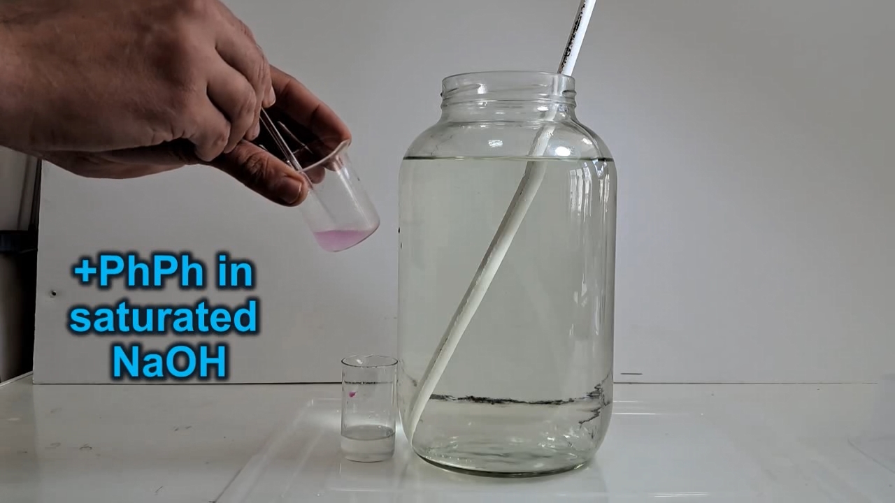 Phenolphthalein and Sodium Hydroxide