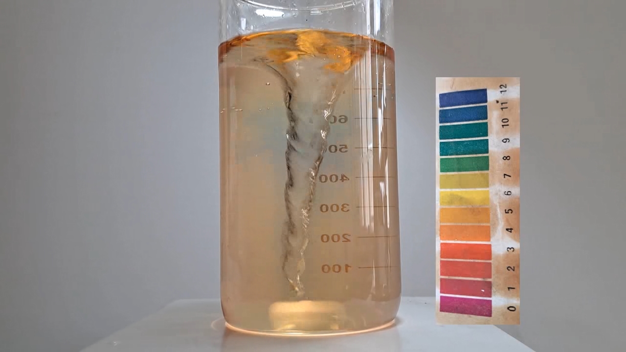 Color Change of Universal pH Indicator