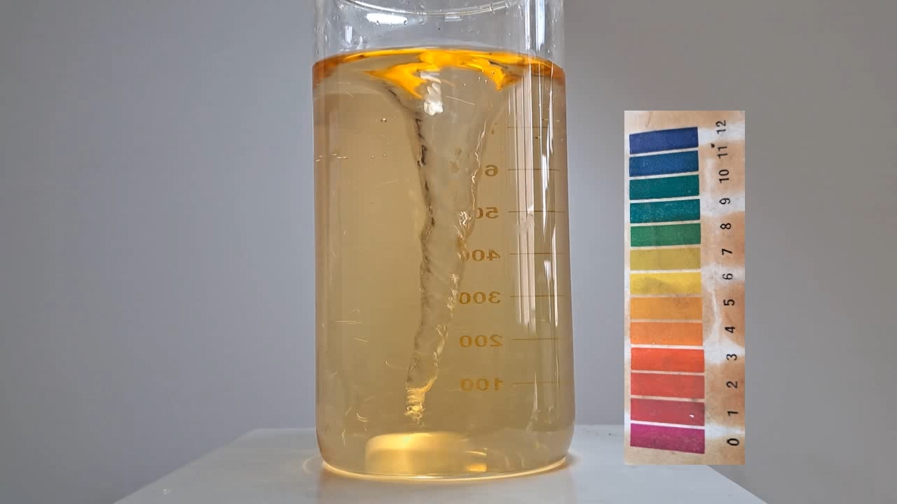 Color Change of Universal pH Indicator