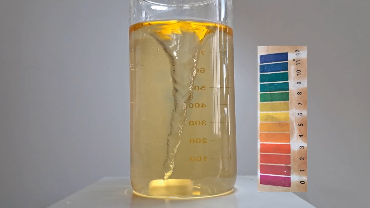 Color Change of Universal pH Indicator