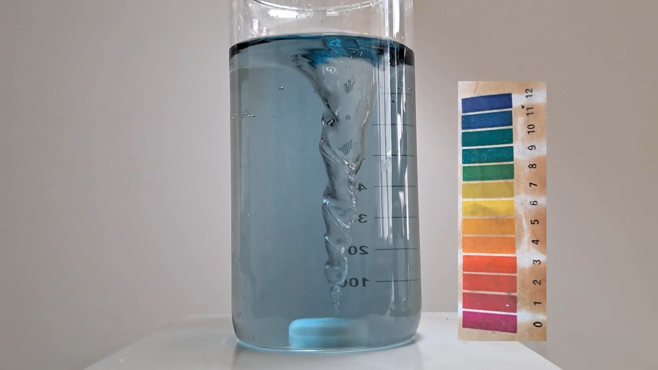 Color Change of Universal pH Indicator