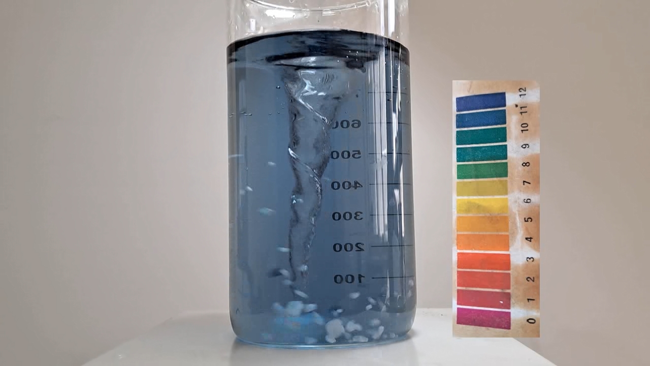 Color Change of Universal pH Indicator