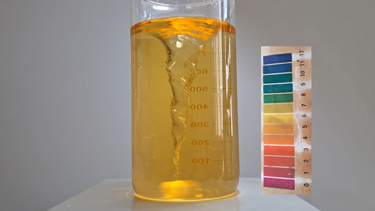 Color Change of Universal pH Indicator