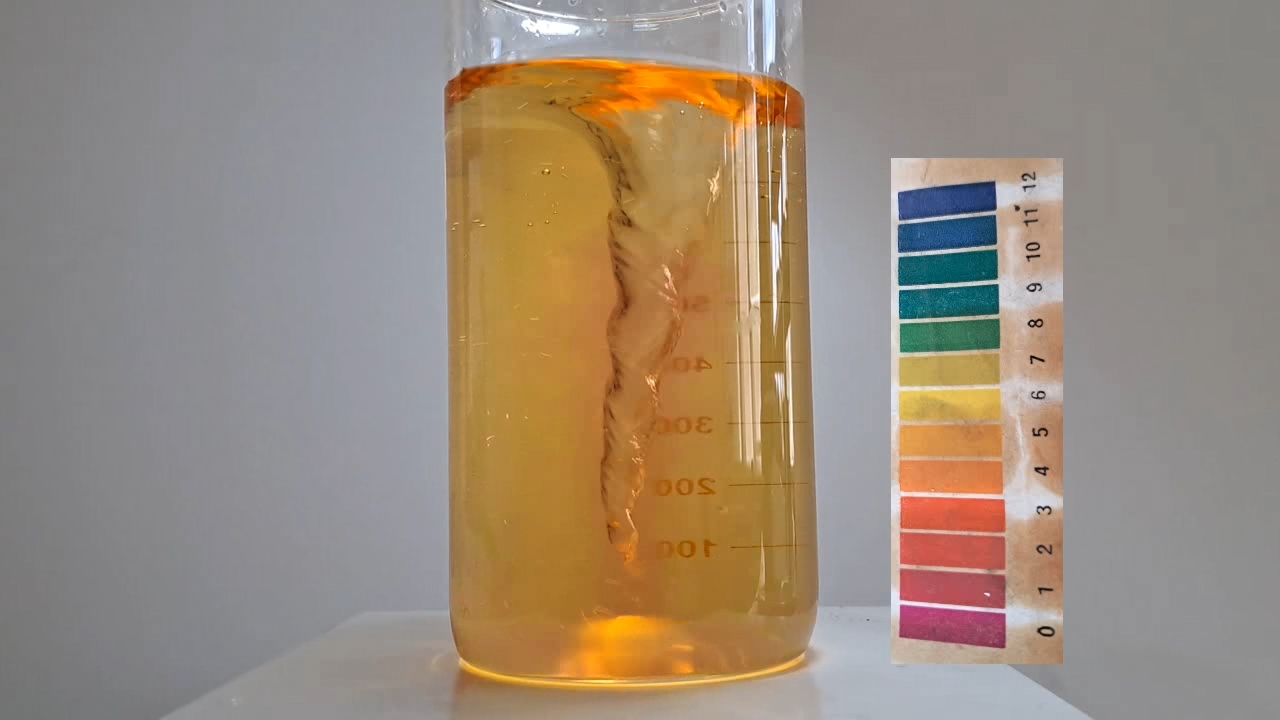 Color Change of Universal pH Indicator