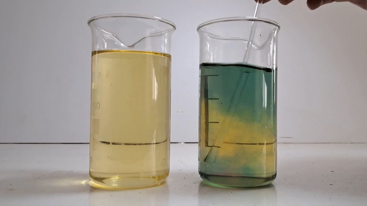 Color Change of Universal pH Indicator