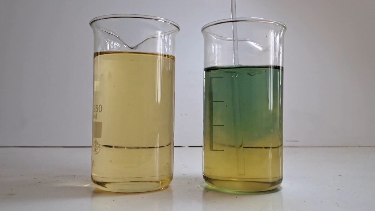 Color Change of Universal pH Indicator