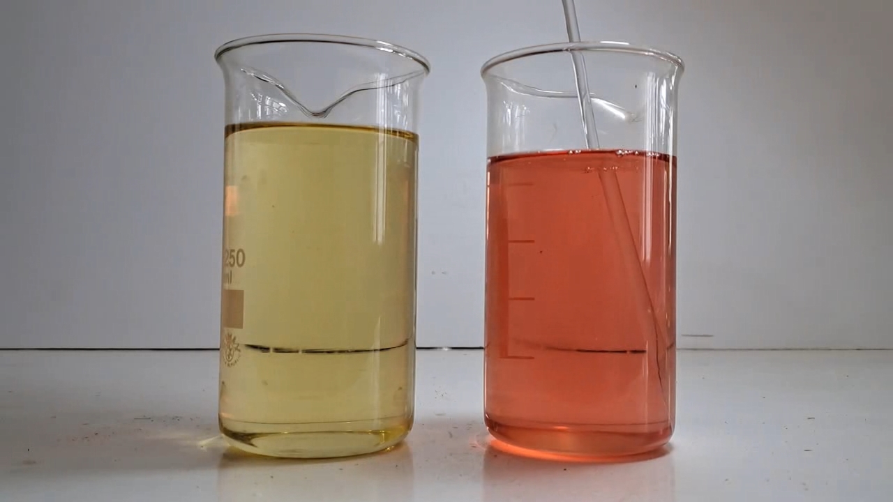Color Change of Universal pH Indicator