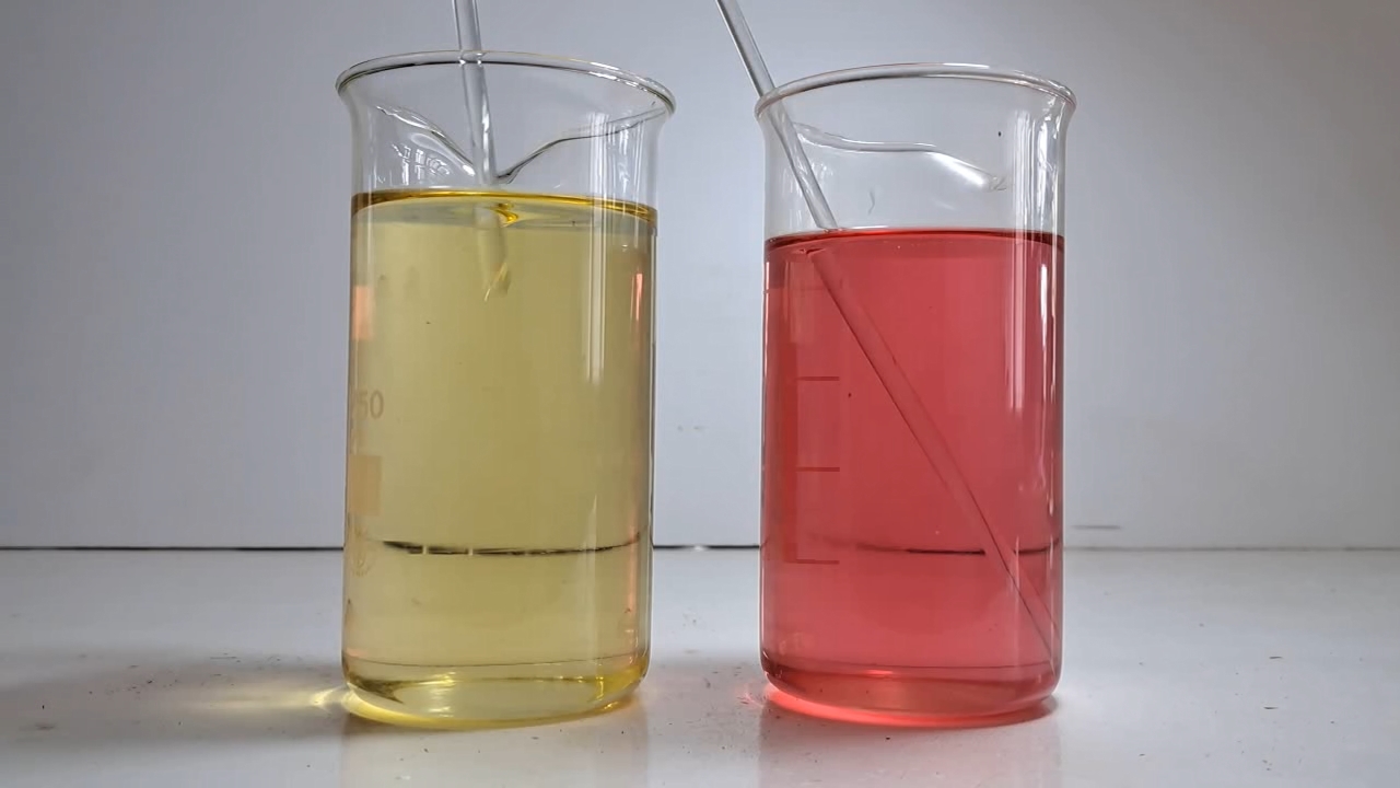 Color Change of Universal pH Indicator
