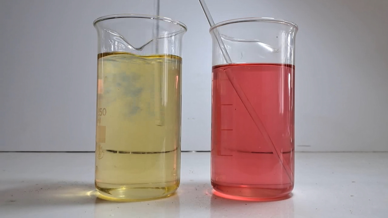 Color Change of Universal pH Indicator