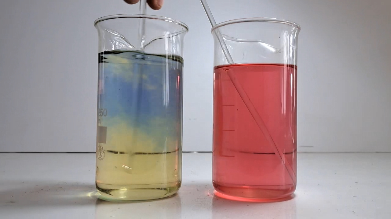 Color Change of Universal pH Indicator
