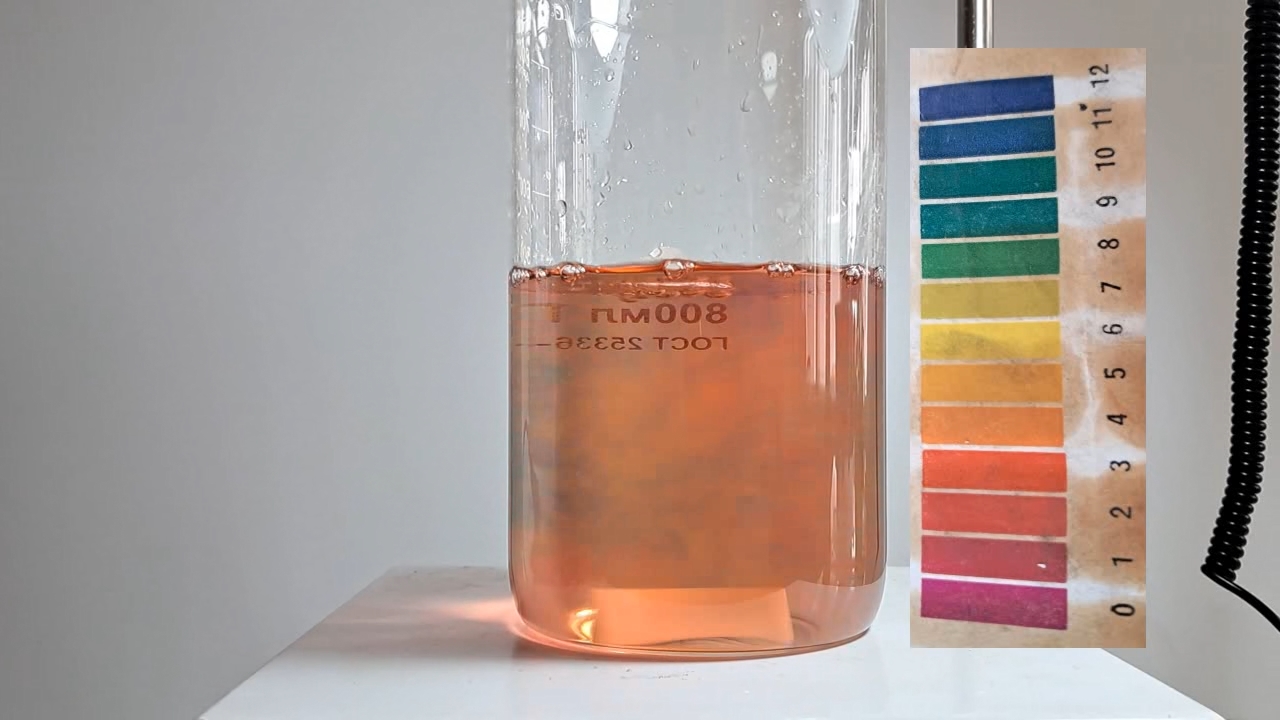 Color Change of Universal pH Indicator