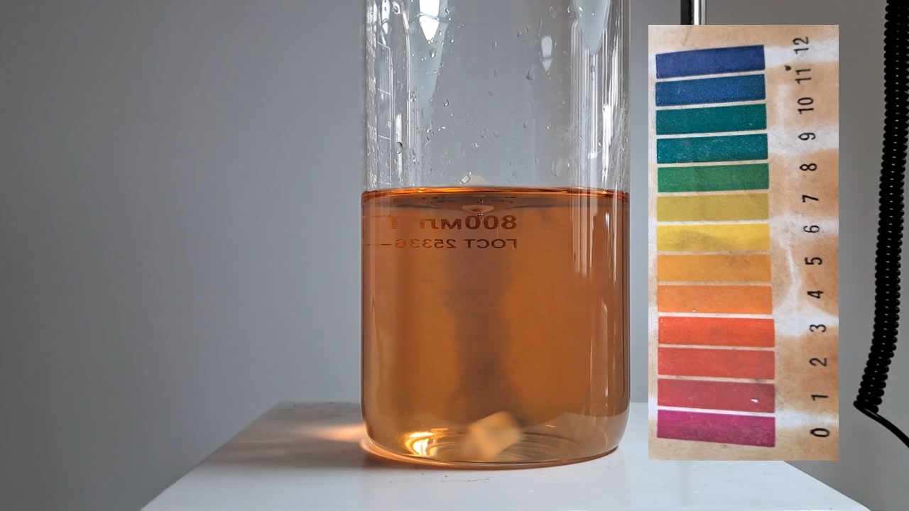 Color Change of Universal pH Indicator