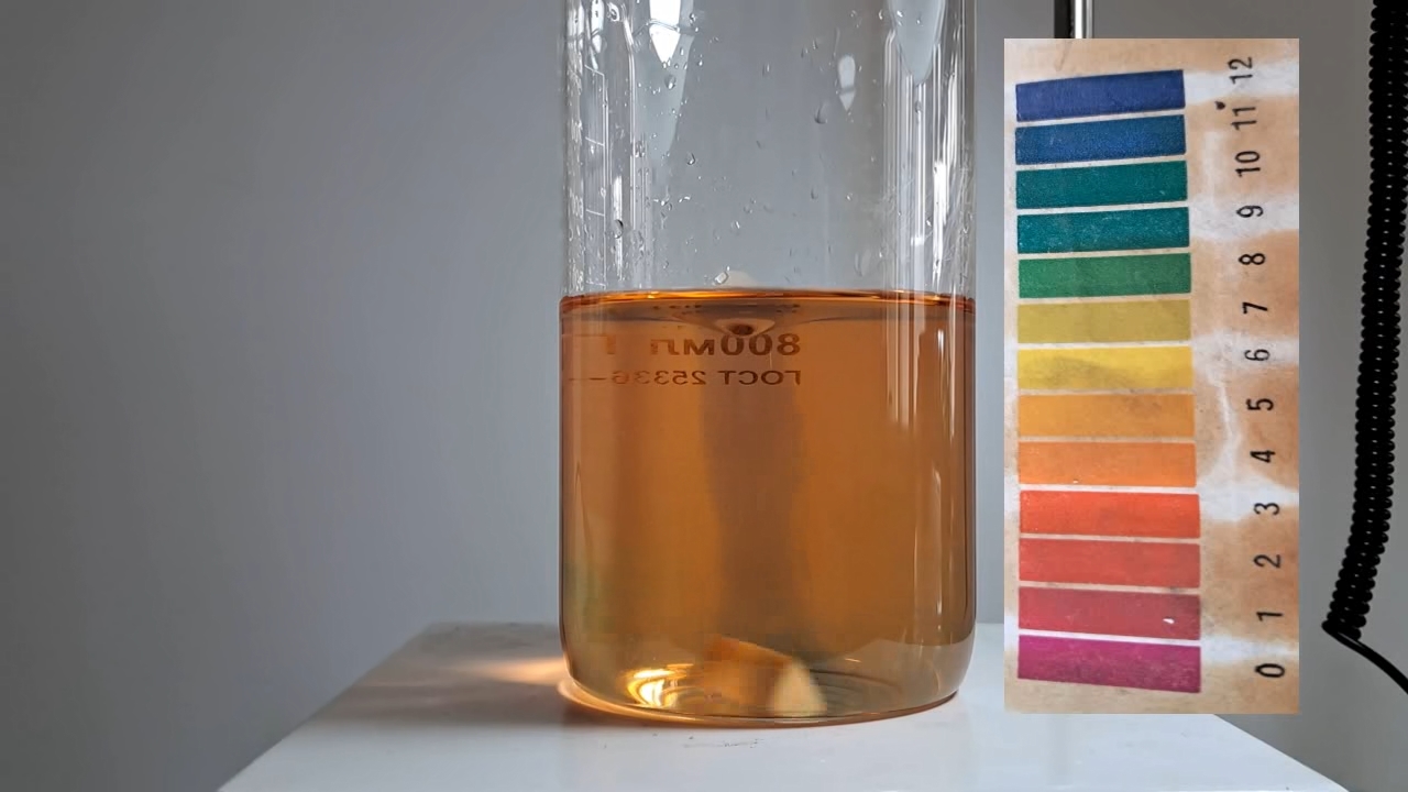 Color Change of Universal pH Indicator
