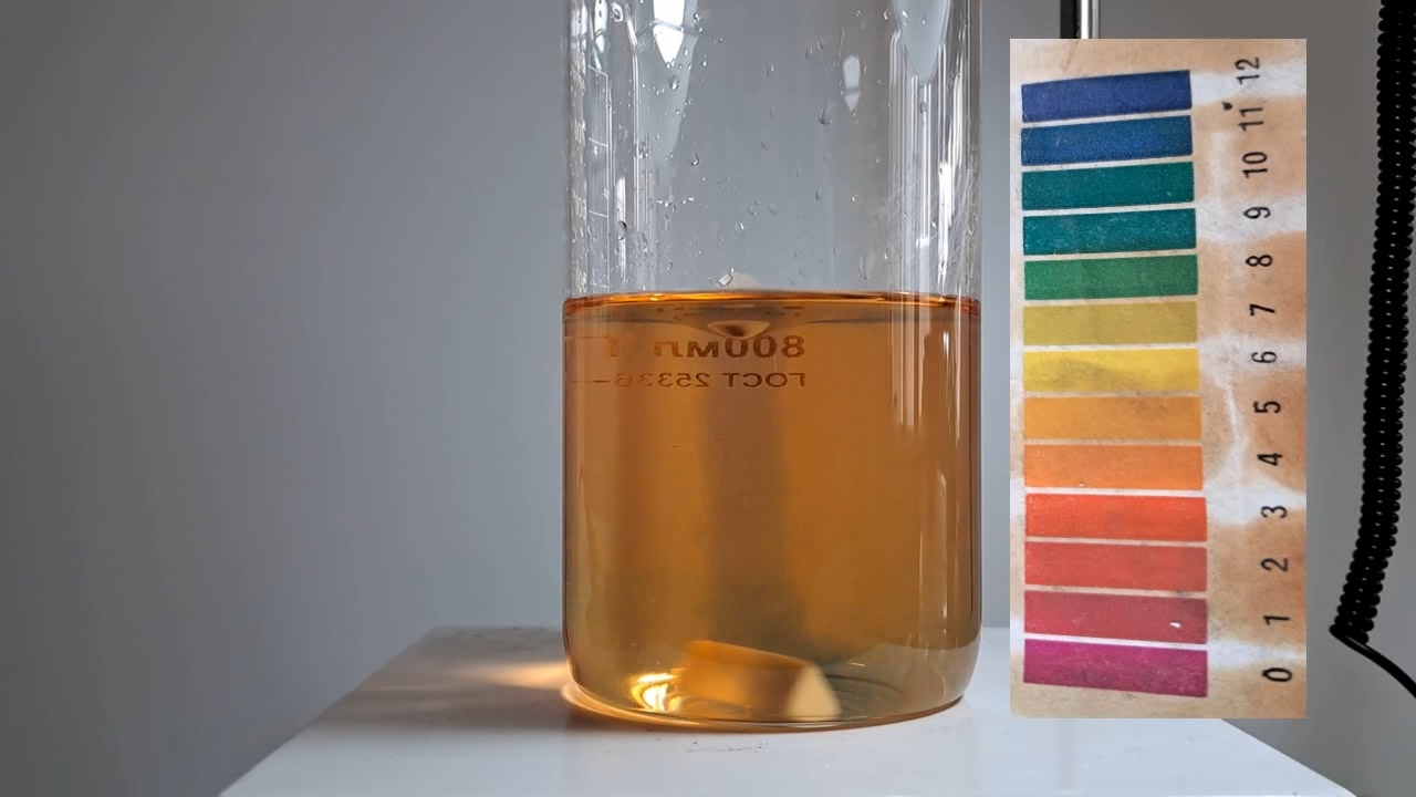 Color Change of Universal pH Indicator