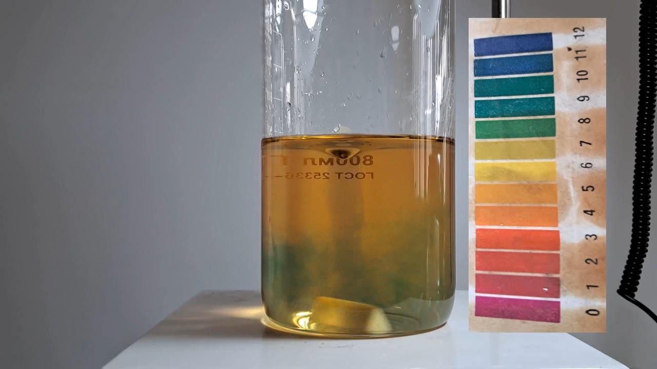 Color Change of Universal pH Indicator