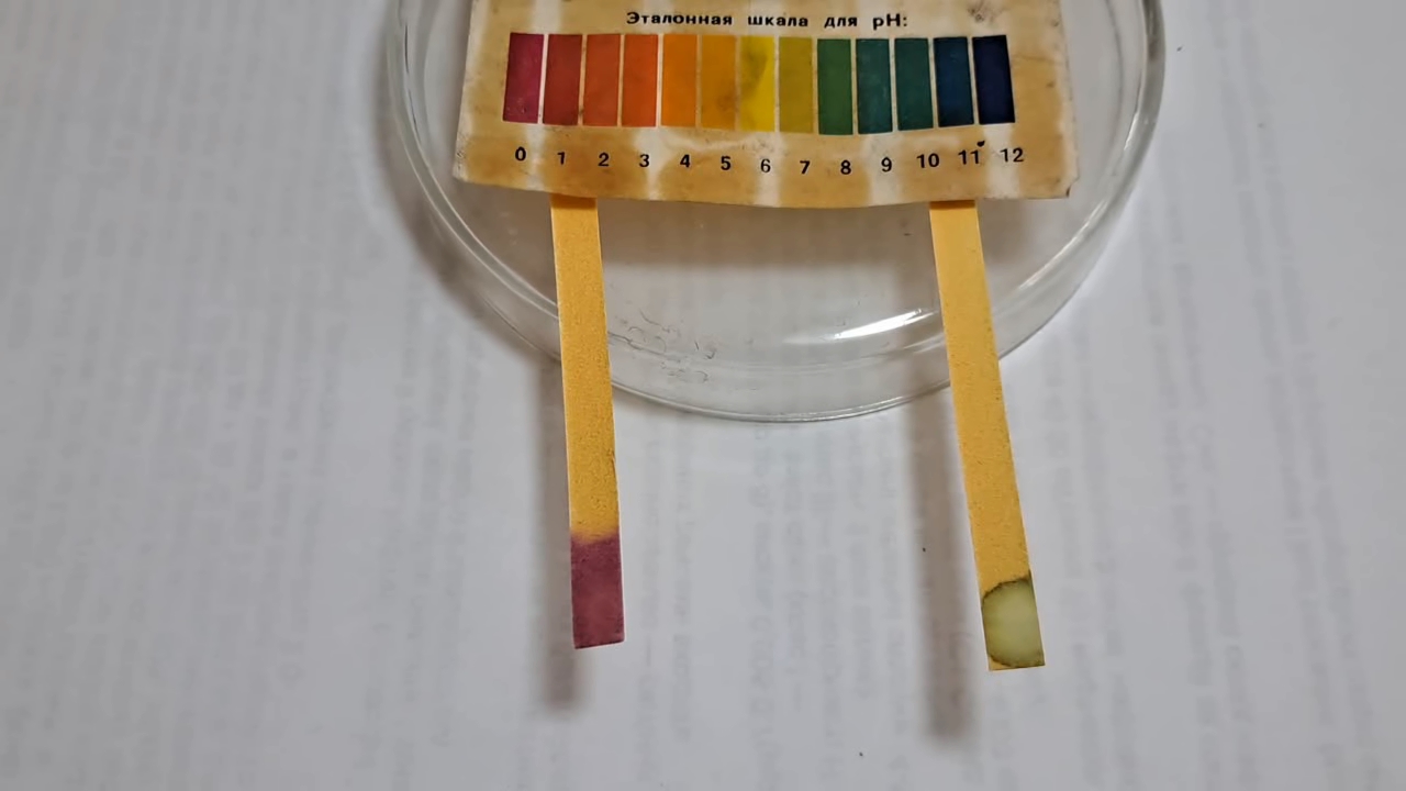 Universal Indicator Paper, Hydrochloric Acid, and Ammonia