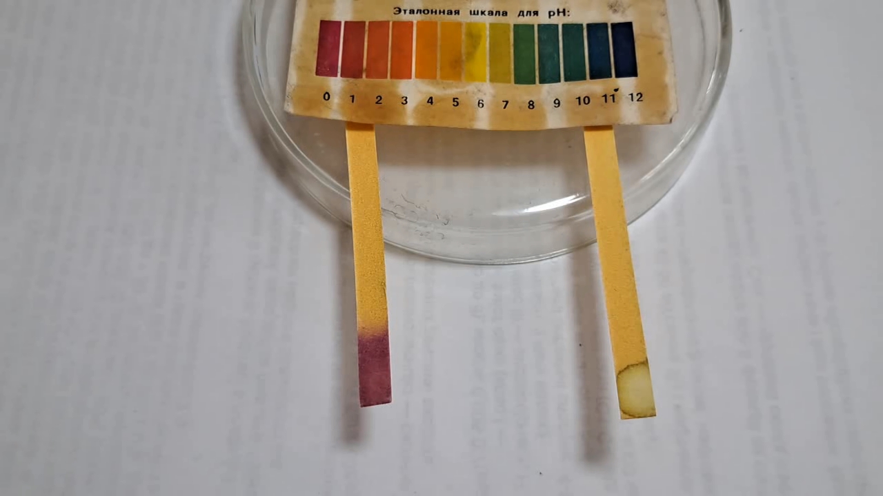 Universal Indicator Paper, Hydrochloric Acid, and Ammonia
