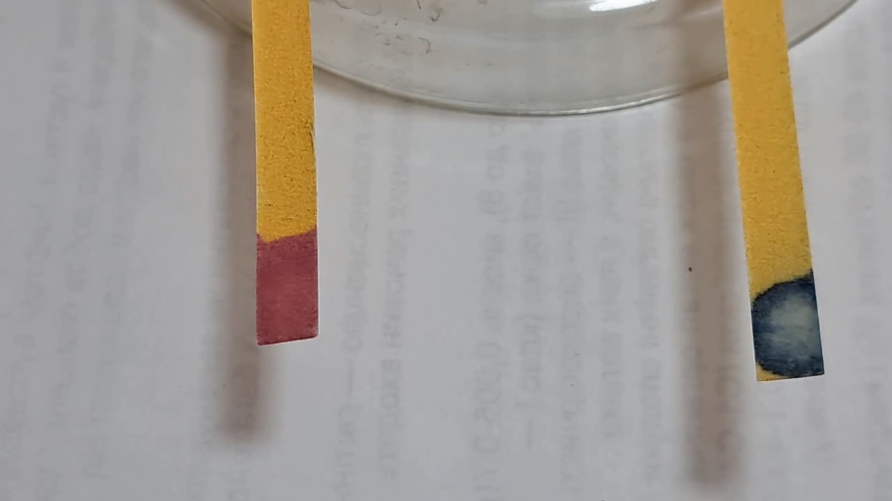 Universal Indicator Paper, Hydrochloric Acid, and Ammonia