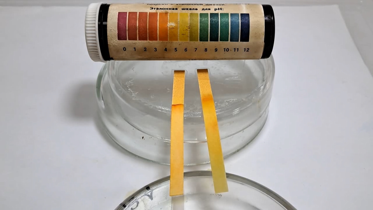 Universal Indicator Paper, Acetic Acid, and Ammonia