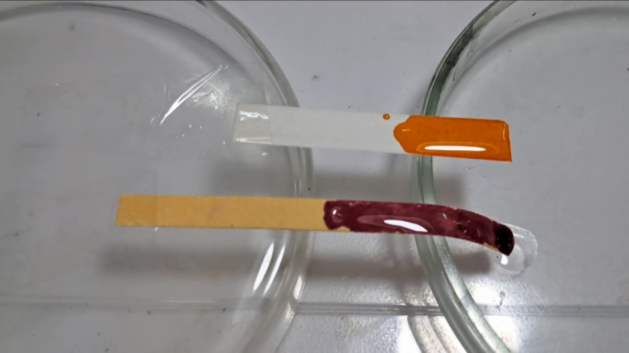 Universal Indicator, Phenolphthalein, Concentrated Sulfuric Acid, and Sodium Hydroxide
