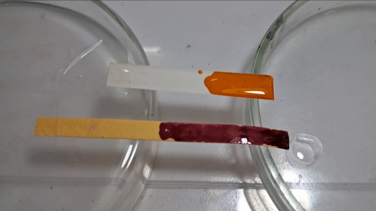 Universal Indicator, Phenolphthalein, Concentrated Sulfuric Acid, and Sodium Hydroxide