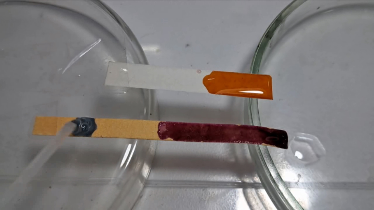 Universal Indicator, Phenolphthalein, Concentrated Sulfuric Acid, and Sodium Hydroxide