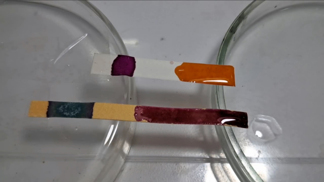 Universal Indicator, Phenolphthalein, Concentrated Sulfuric Acid, and Sodium Hydroxide