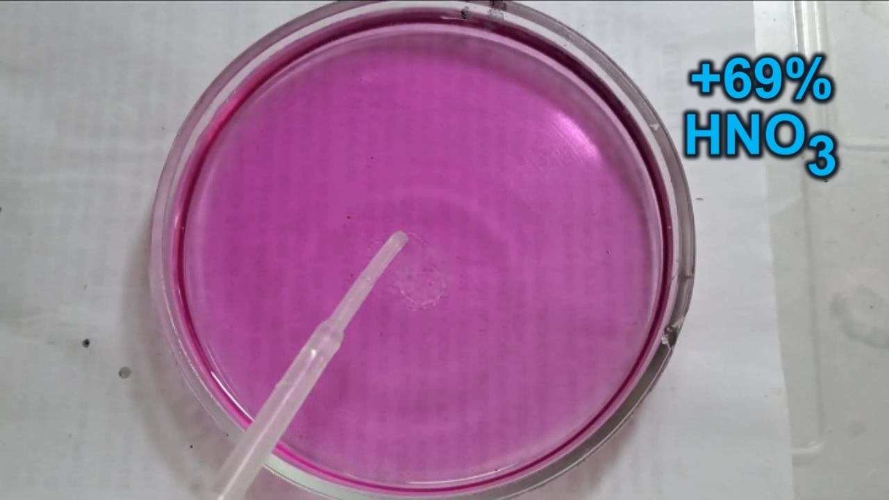 Phenolphthalein Turns Fuchsia When Acid Is Added