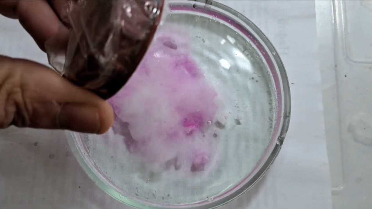 Phenolphthalein Turns Fuchsia When Acid Is Added