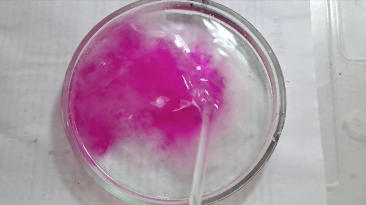 Phenolphthalein Turns Fuchsia When Acid Is Added