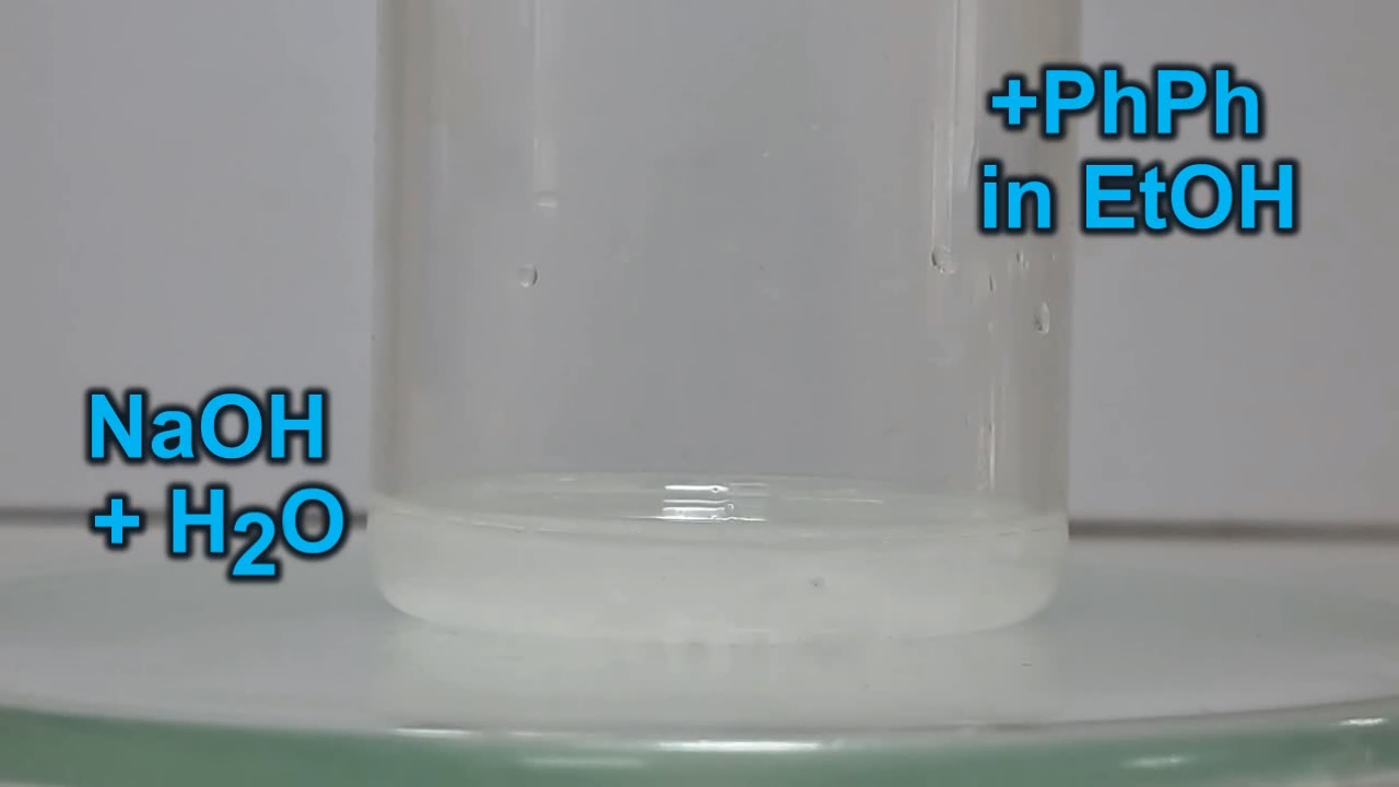 Phenolphthalein and Sodium Hydroxide