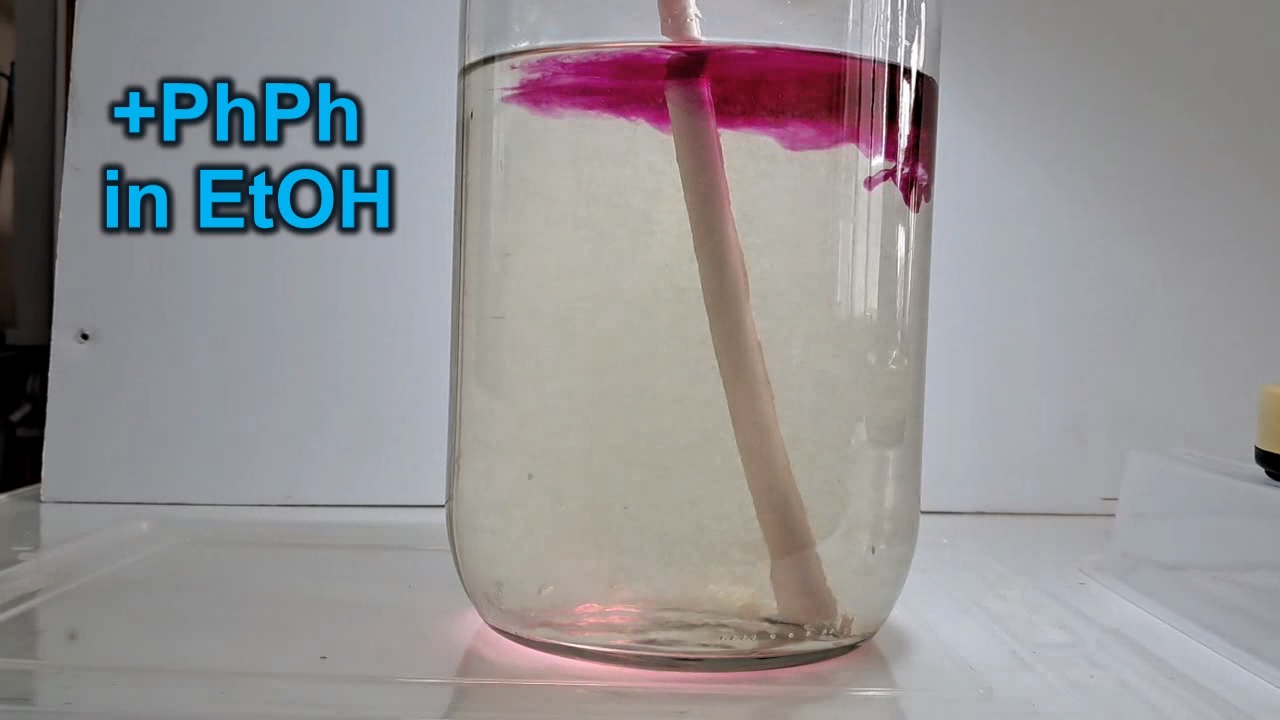 Phenolphthalein and Sodium Hydroxide