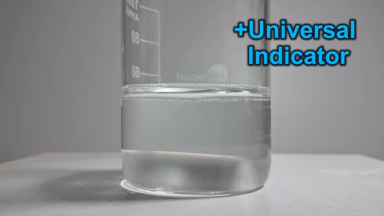 Ethyl Acetate: Hydrolysis and Unexpected Extraction (Universal Indicator)