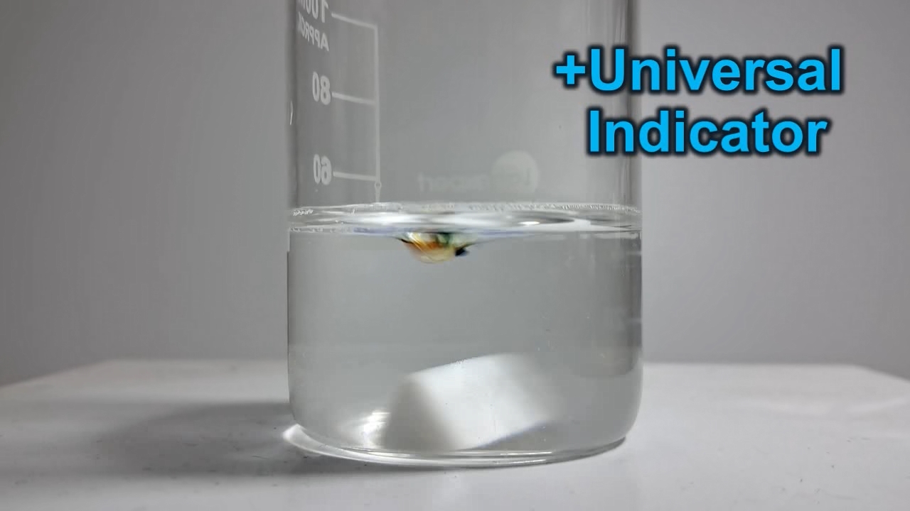 Ethyl Acetate: Hydrolysis and Unexpected Extraction (Universal Indicator)