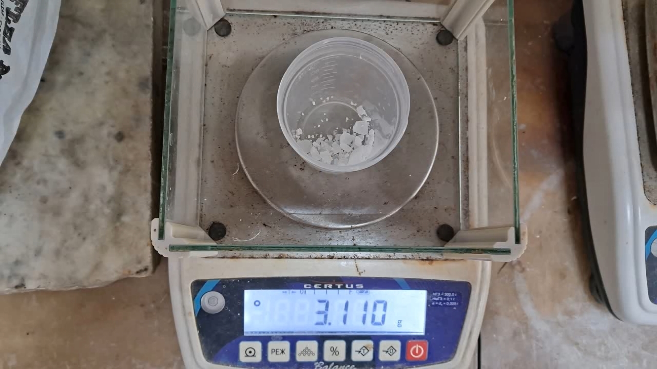 Methyl Acetate: Preliminary Experiment