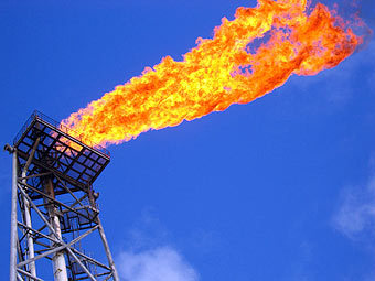 Горение природного газа