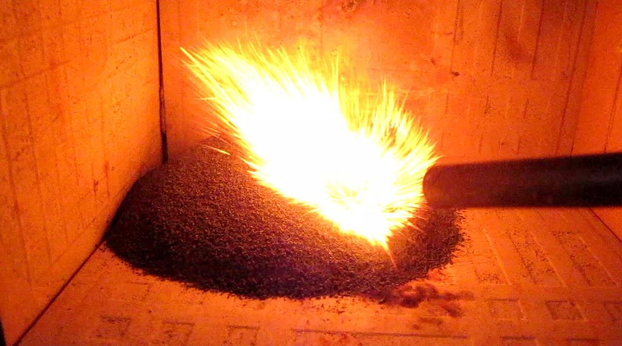Каталитическое горение пропан-бутановой смеси на оксиде хрома (III)