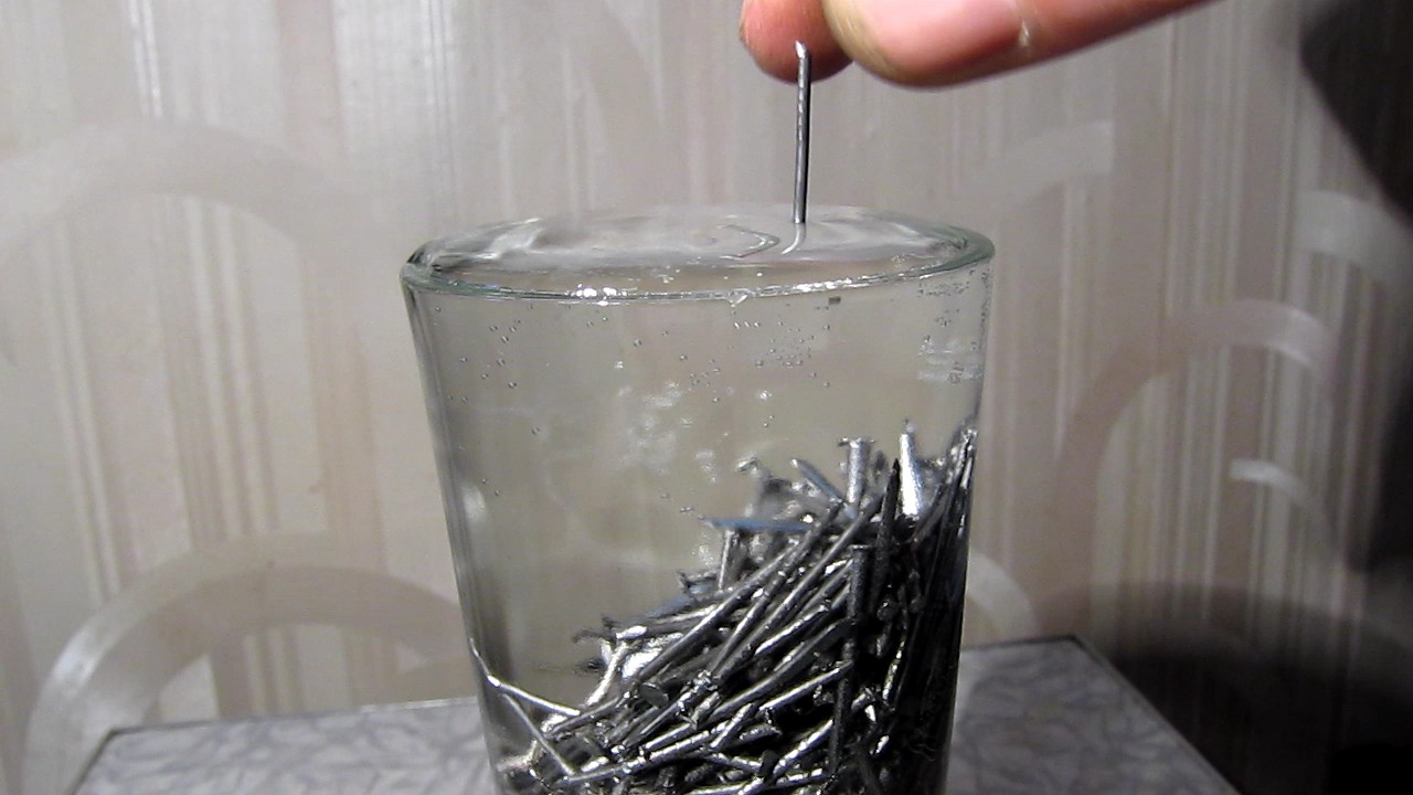        (   ). How many paper clips can fit a full glass of water (experiments with surface tension)